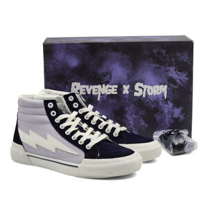 Revenge x Storm Vol. 2 Hi Top Sneakers• Lilac/Navy•NWB Size 8